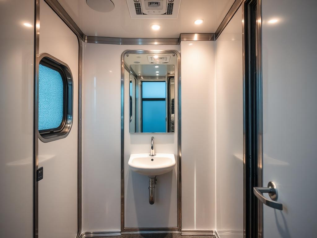 Luxury Restroom Trailers in Newaygo, MI